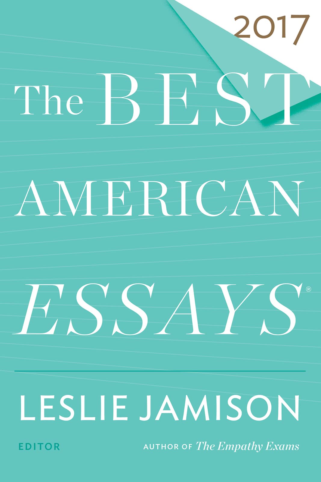 Best American Essays 2017 book cover
