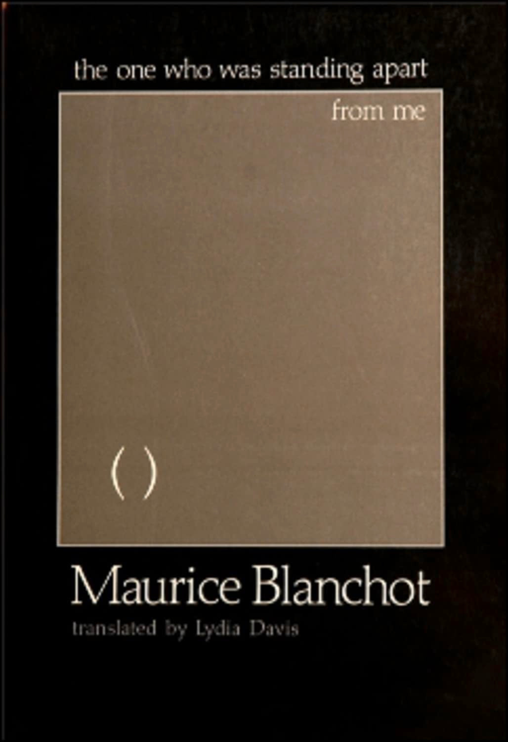 One Who Was Standing Apart from Me book cover
