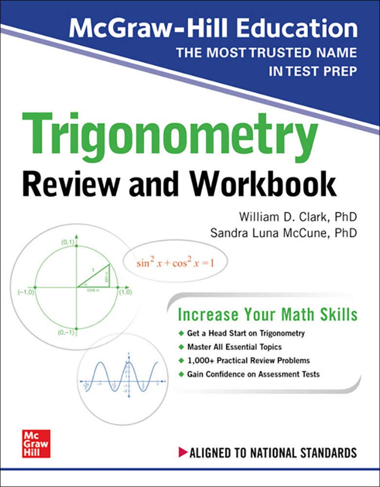 McGraw-Hill Education Trigonometry Review and Workbook book cover