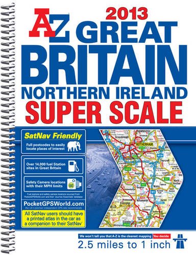 Great Britain Super Scale Road Atlas book cover