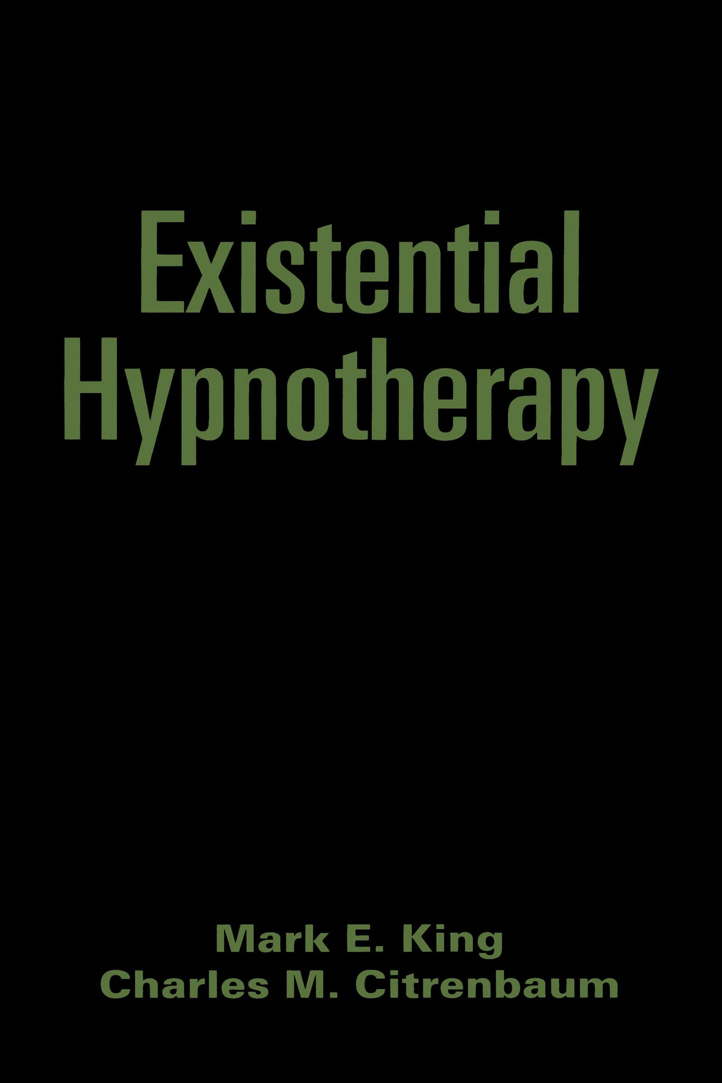 Existential Hypnotherapy book cover