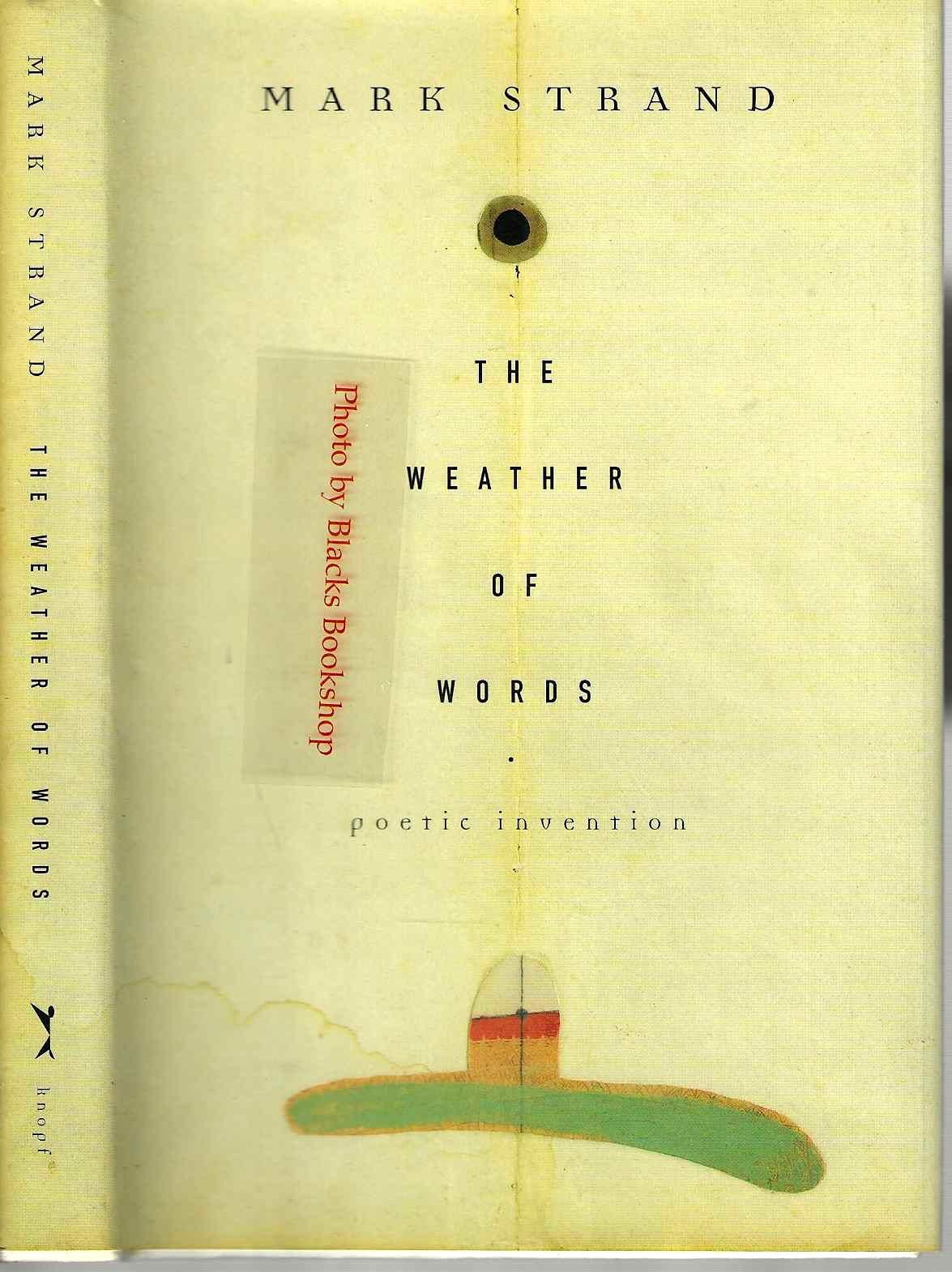 Weather of Words: Poetic Invention book cover