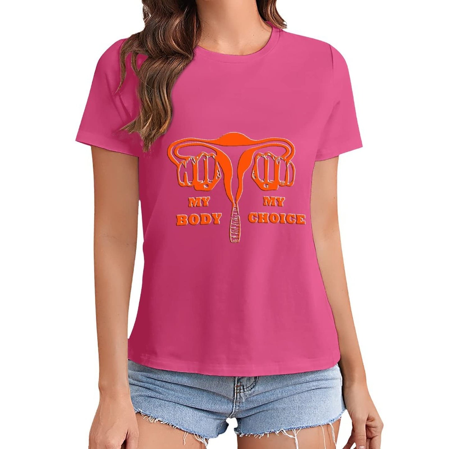 My Body My Choice T-Shirt Feminist Tshirts for Women Feminist Gifts 100% Cotton T-Shirt Made in USA