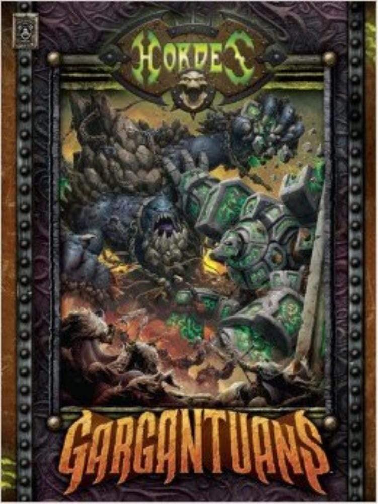 Gargantuans Hard Cover Book HORDES PIP1052 book cover