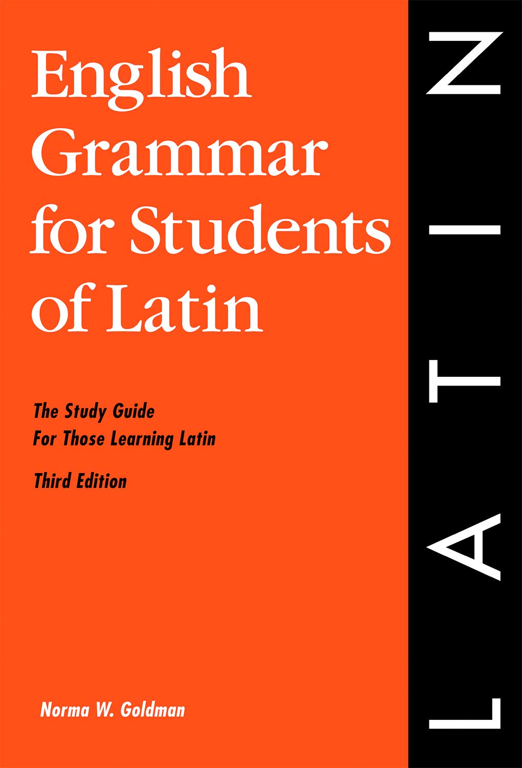 English Grammar for Students of Latin: The Study Guide for Those Learning Latin book cover