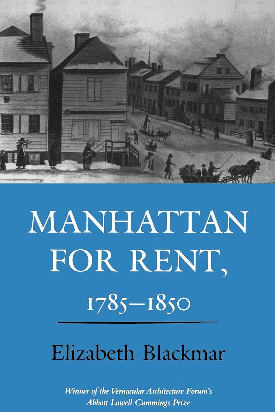 Manhattan for Rent, 1785 1850 (Revised) book cover