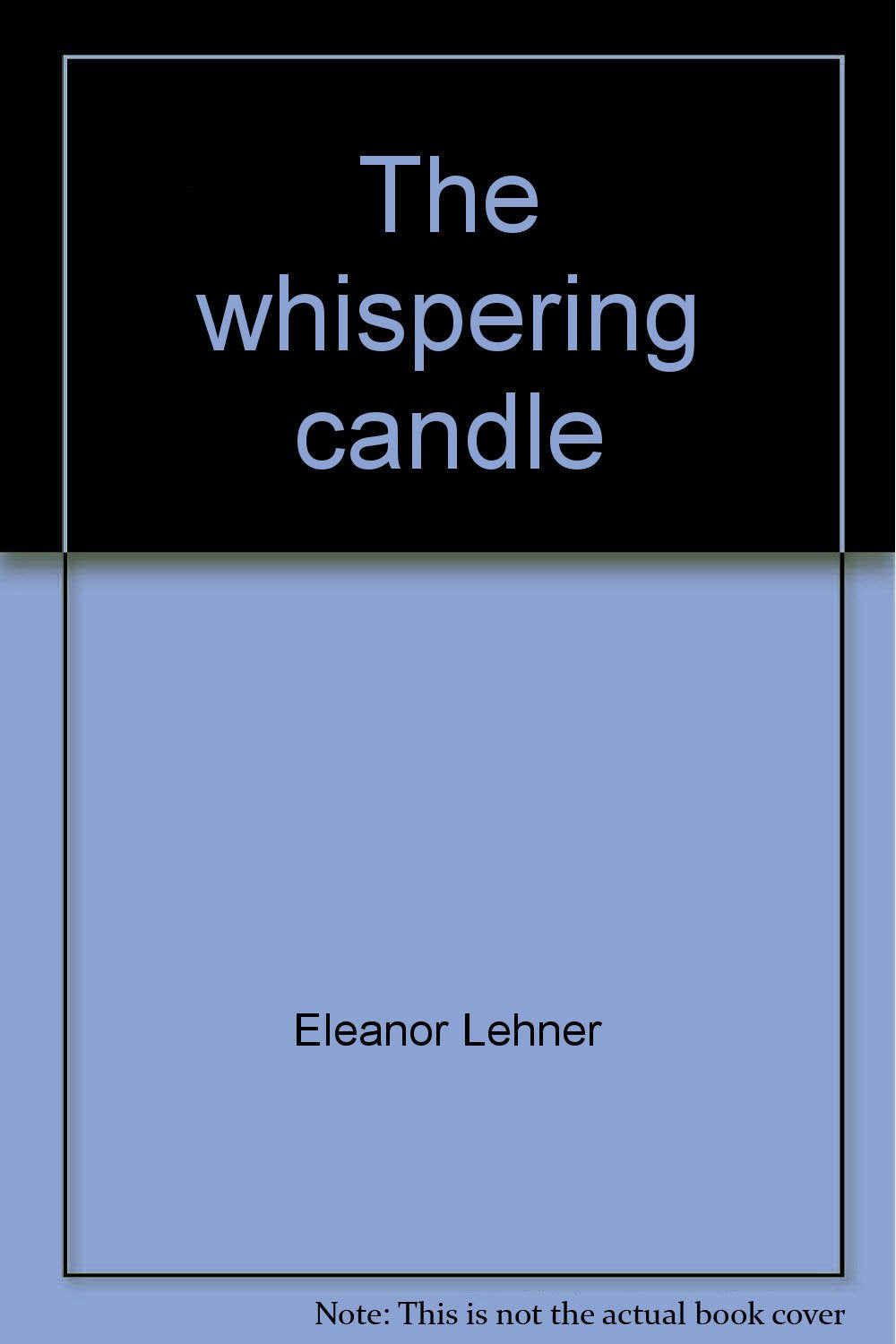 The whispering candle book cover
