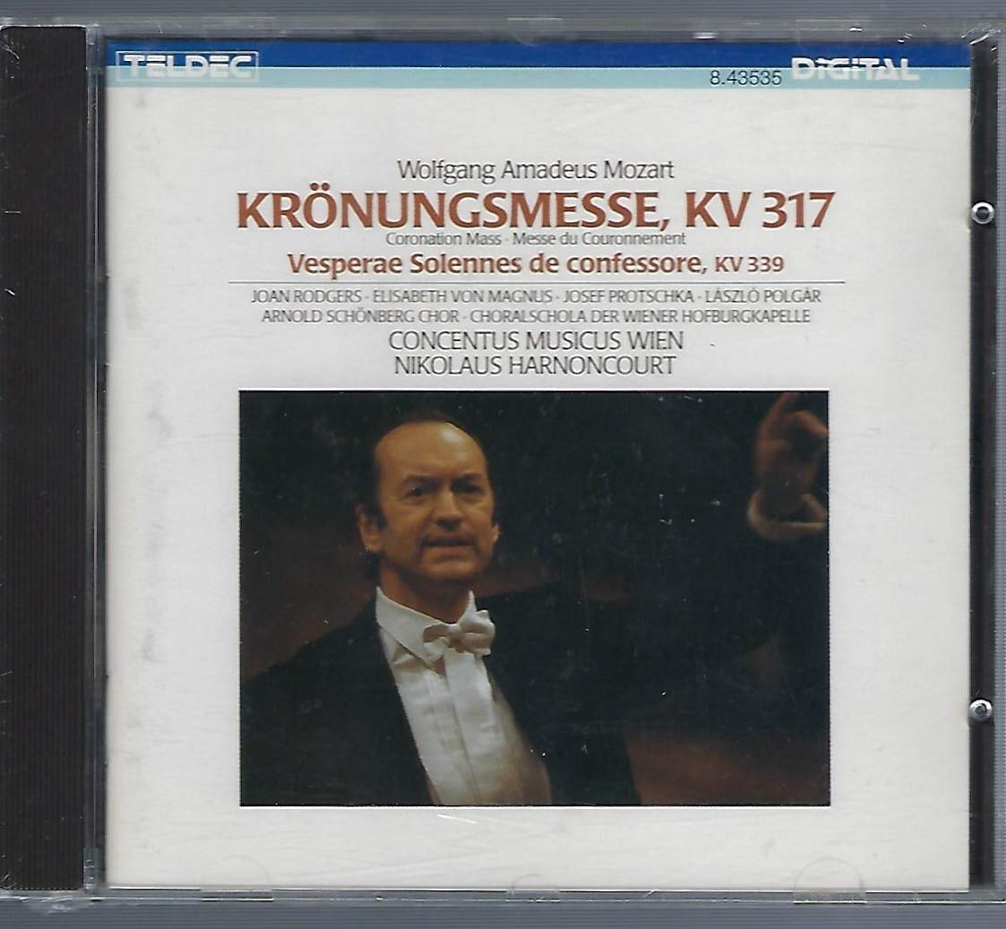 Mozart: Kronungsmesse/ Coronation Mass in C K 317, Vesperae solennes de confessore K 339 (Teldec) book cover