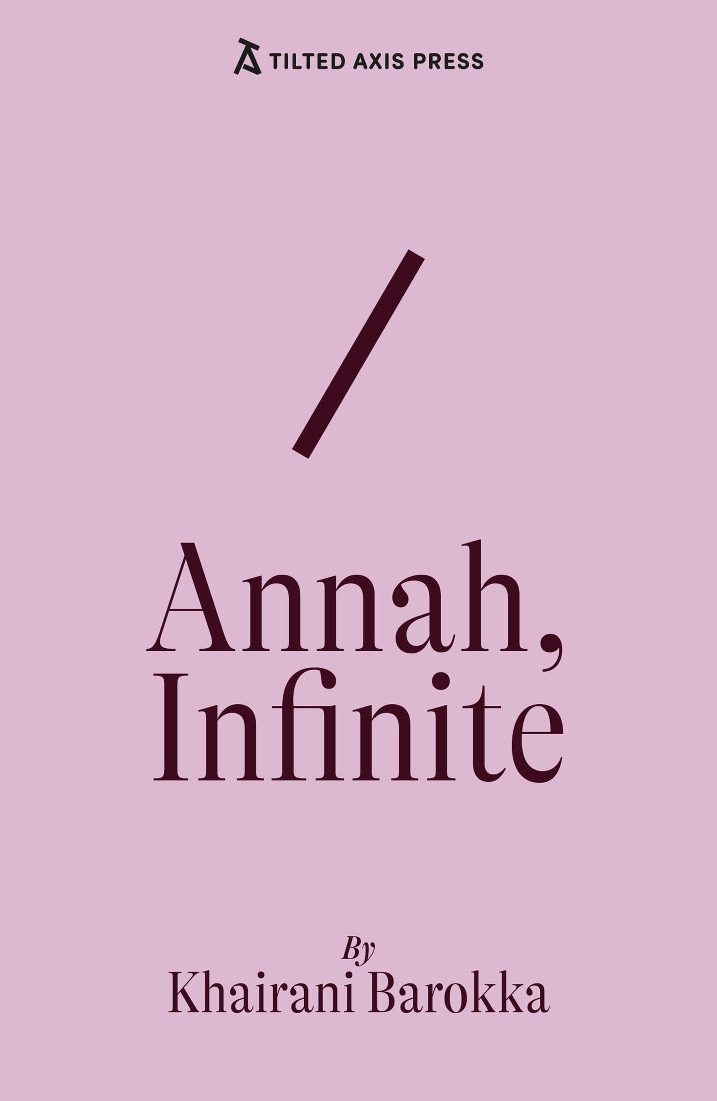 Annah, Infinite book cover