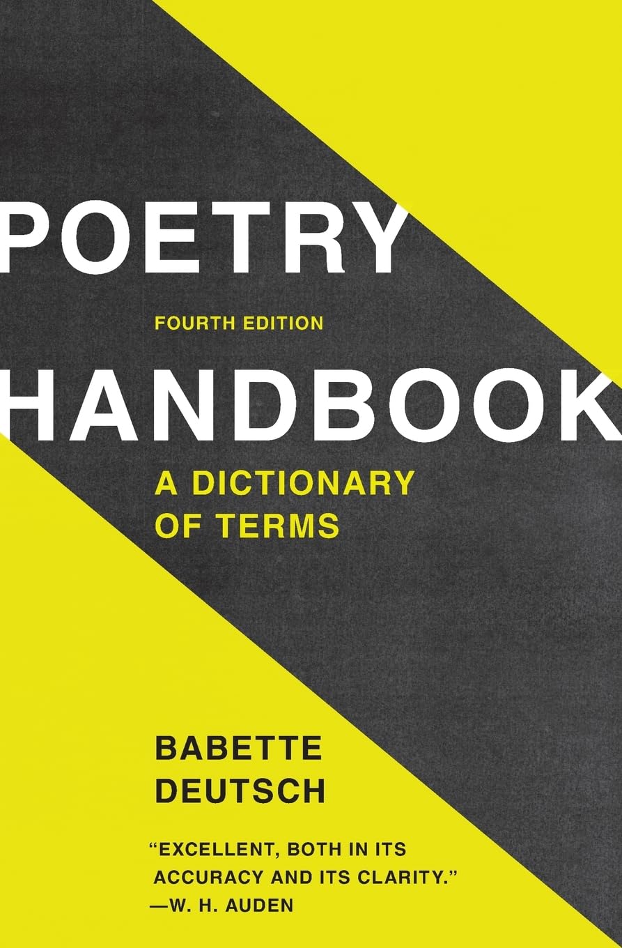 Poetry Handbook: A Dictionary of Terms (Revised) (Revised) book cover