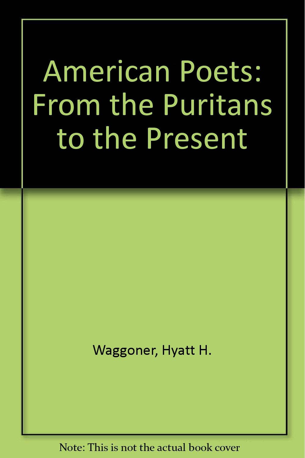 American Poets: From the Puritans to the Present book cover