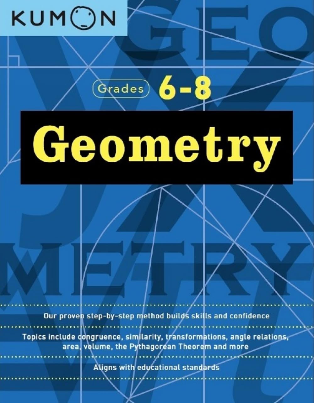Kumon Grades 6-8 Geometry book cover
