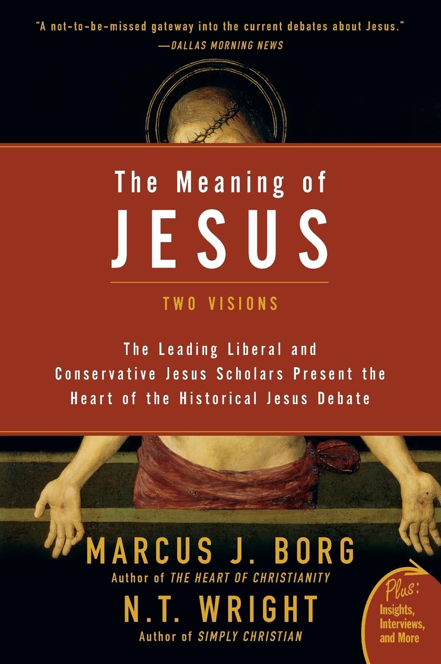 Meaning of Jesus: Two Visions book cover