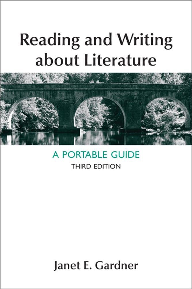Reading and Writing about Literature: A Portable Guide book cover