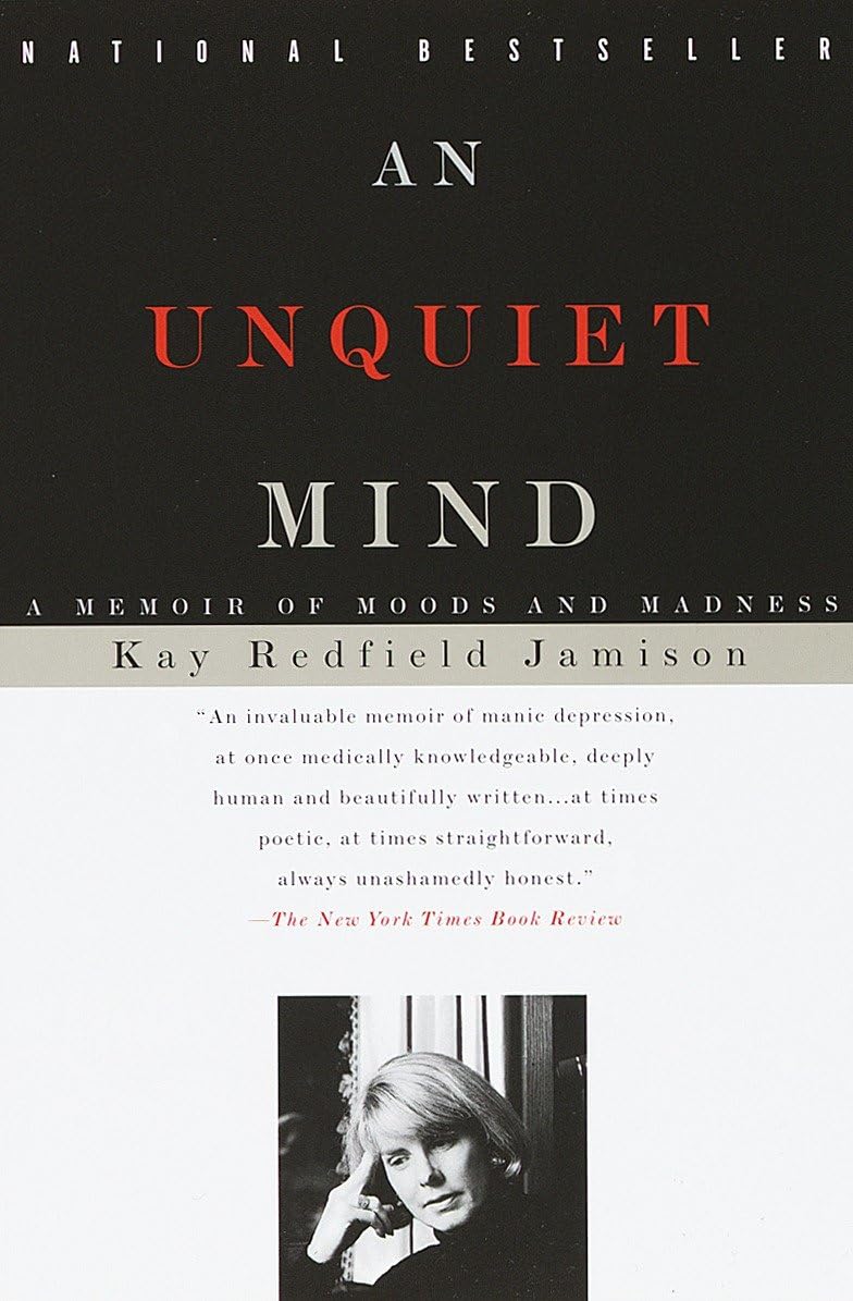 Unquiet Mind: A Memoir of Moods and Madness book cover