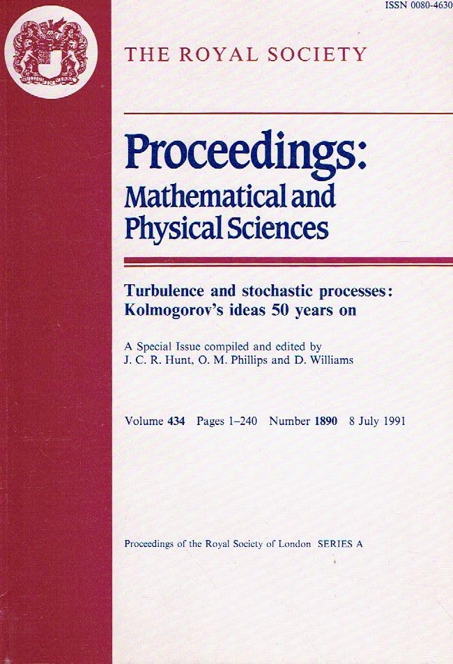 Turbulence and Stochastic Processes: Kolmogorov's Ideas 50 Years on book cover