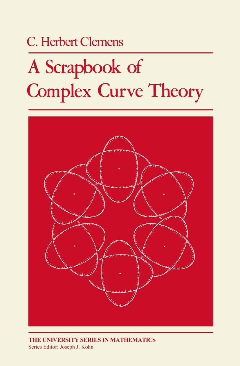 Scrapbook of Complex Curve Theory (1980) book cover