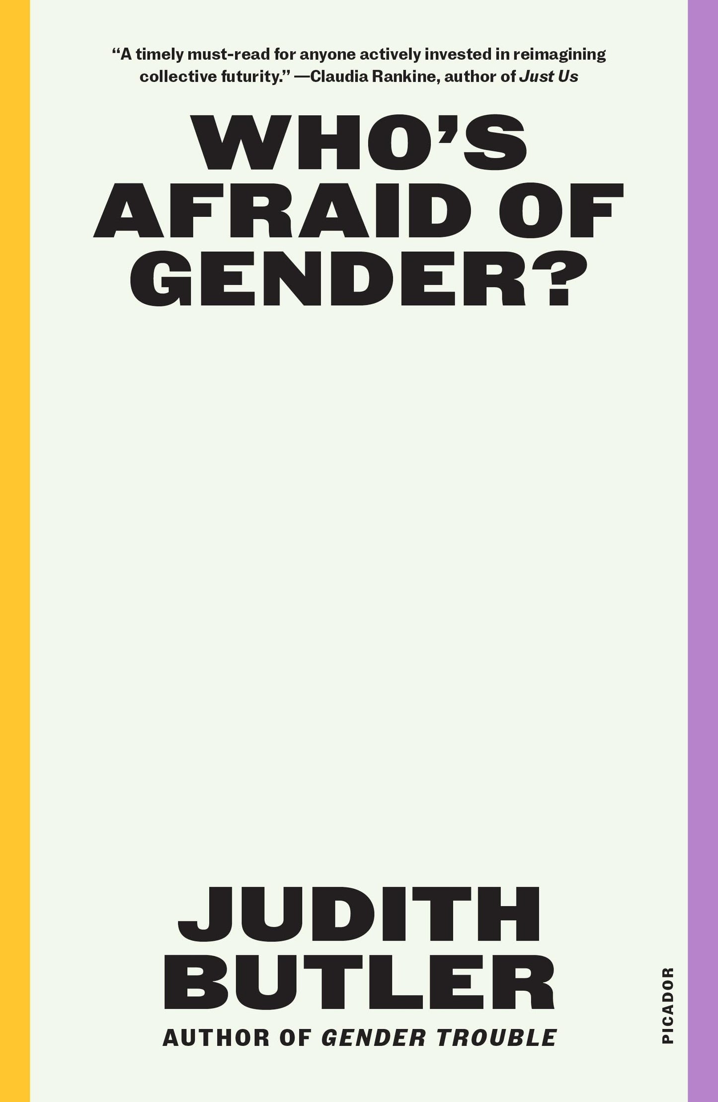 Who's Afraid of Gender? book cover