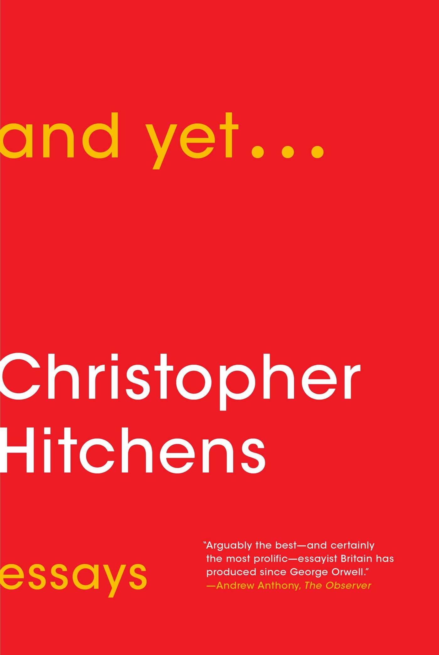 And Yet...: Essays book cover