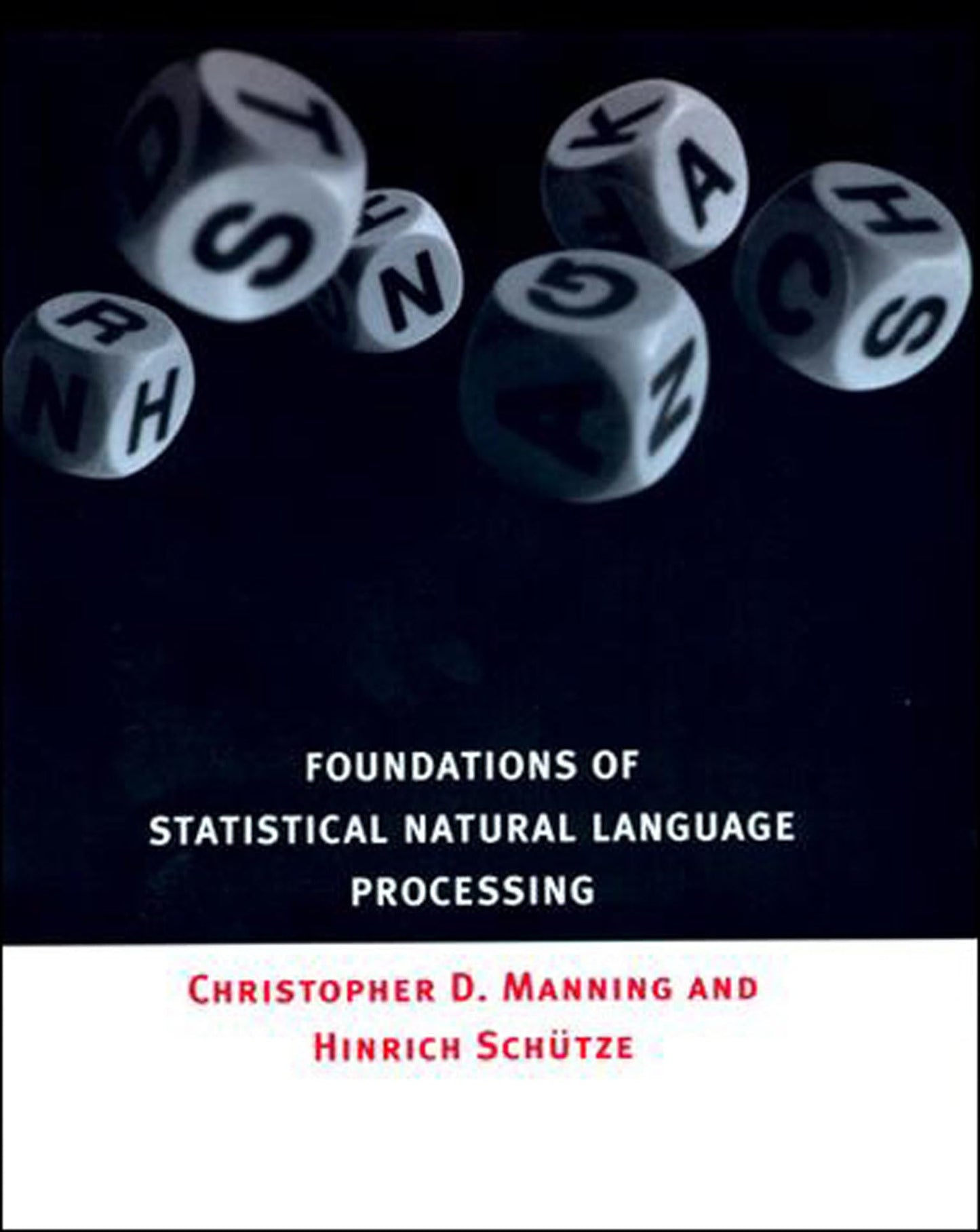 Foundations of Statistical Natural Language Processing book cover