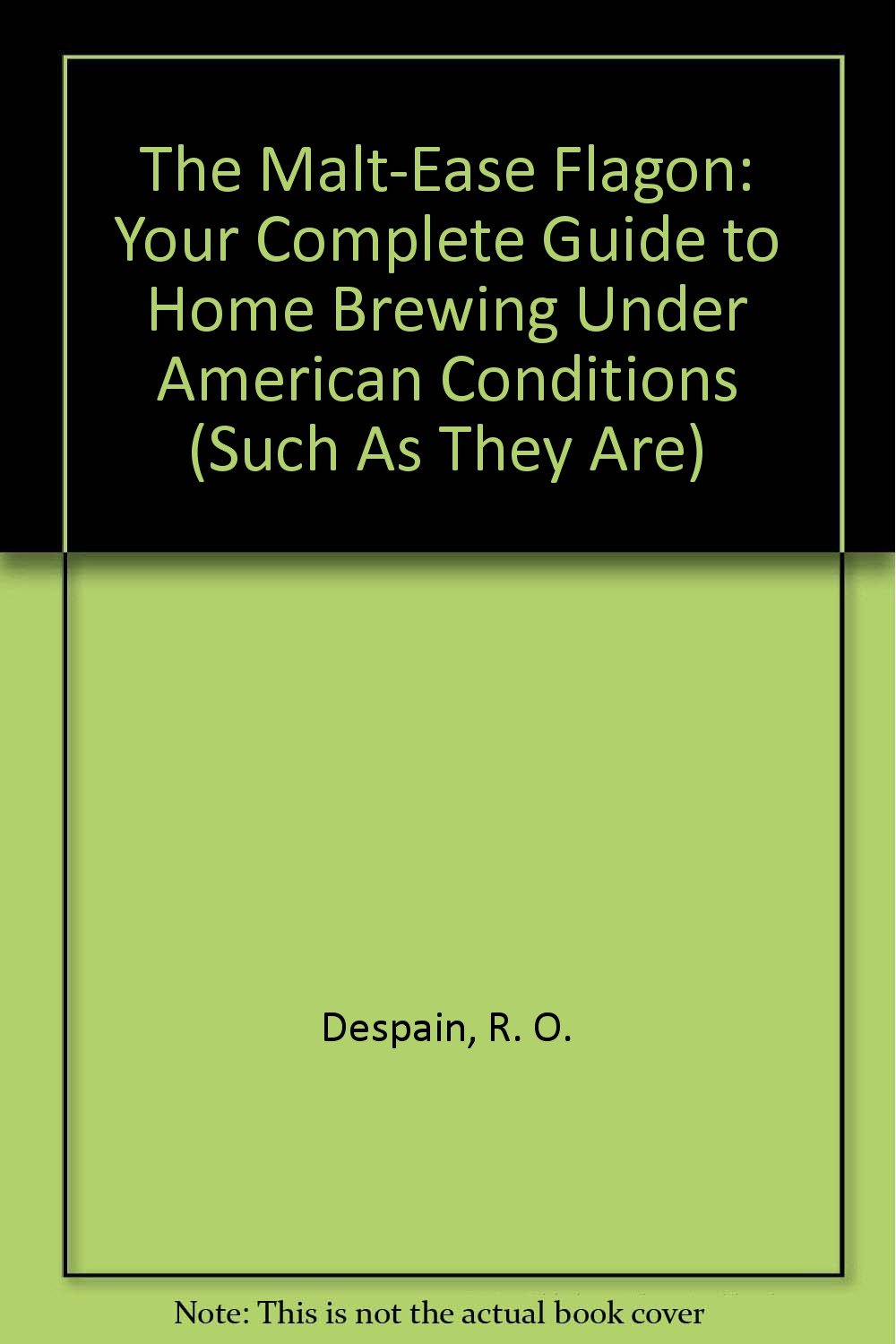 Malt-Ease Flagon book cover