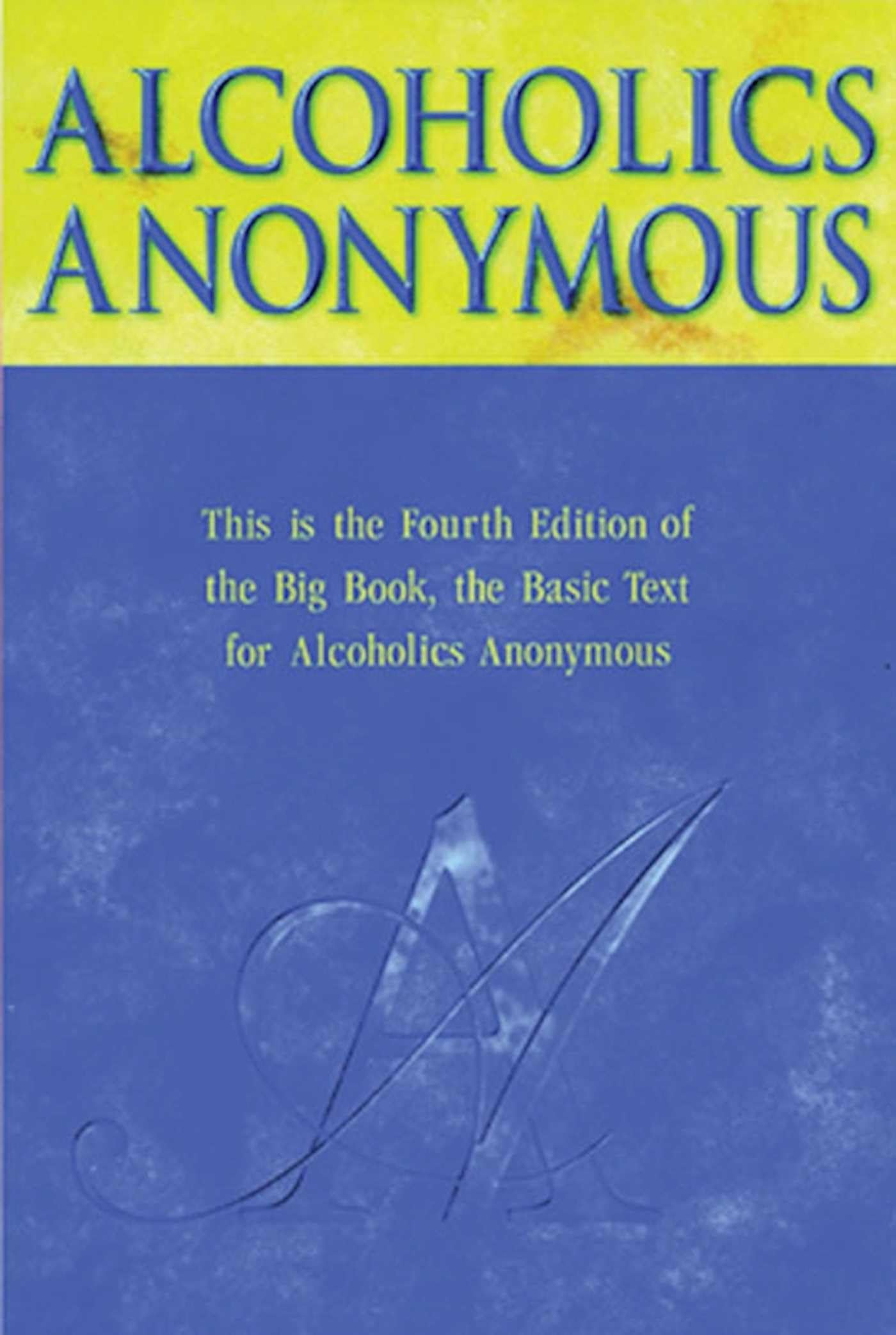 Alcoholics Anonymous book cover