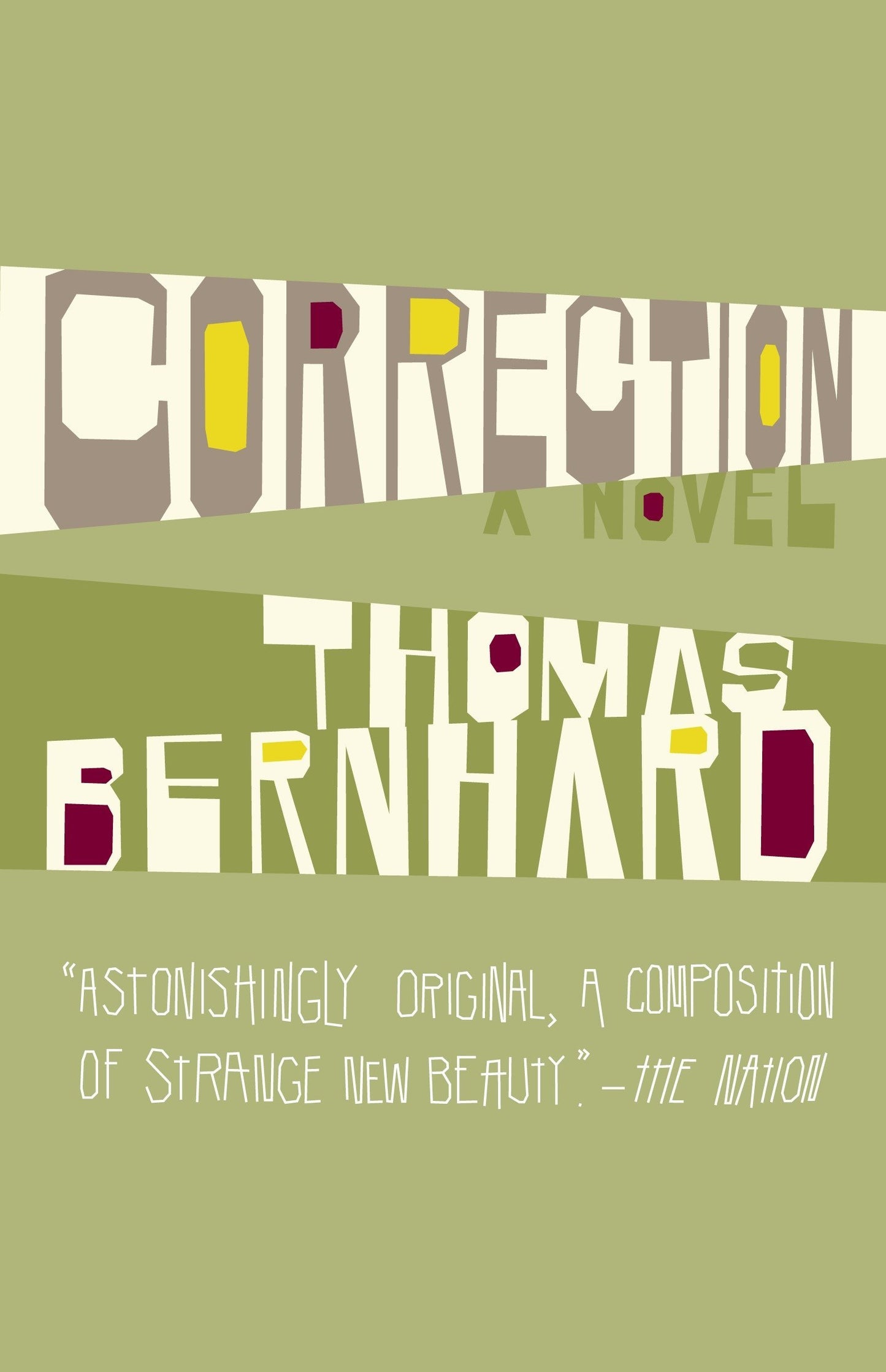 Correction book cover