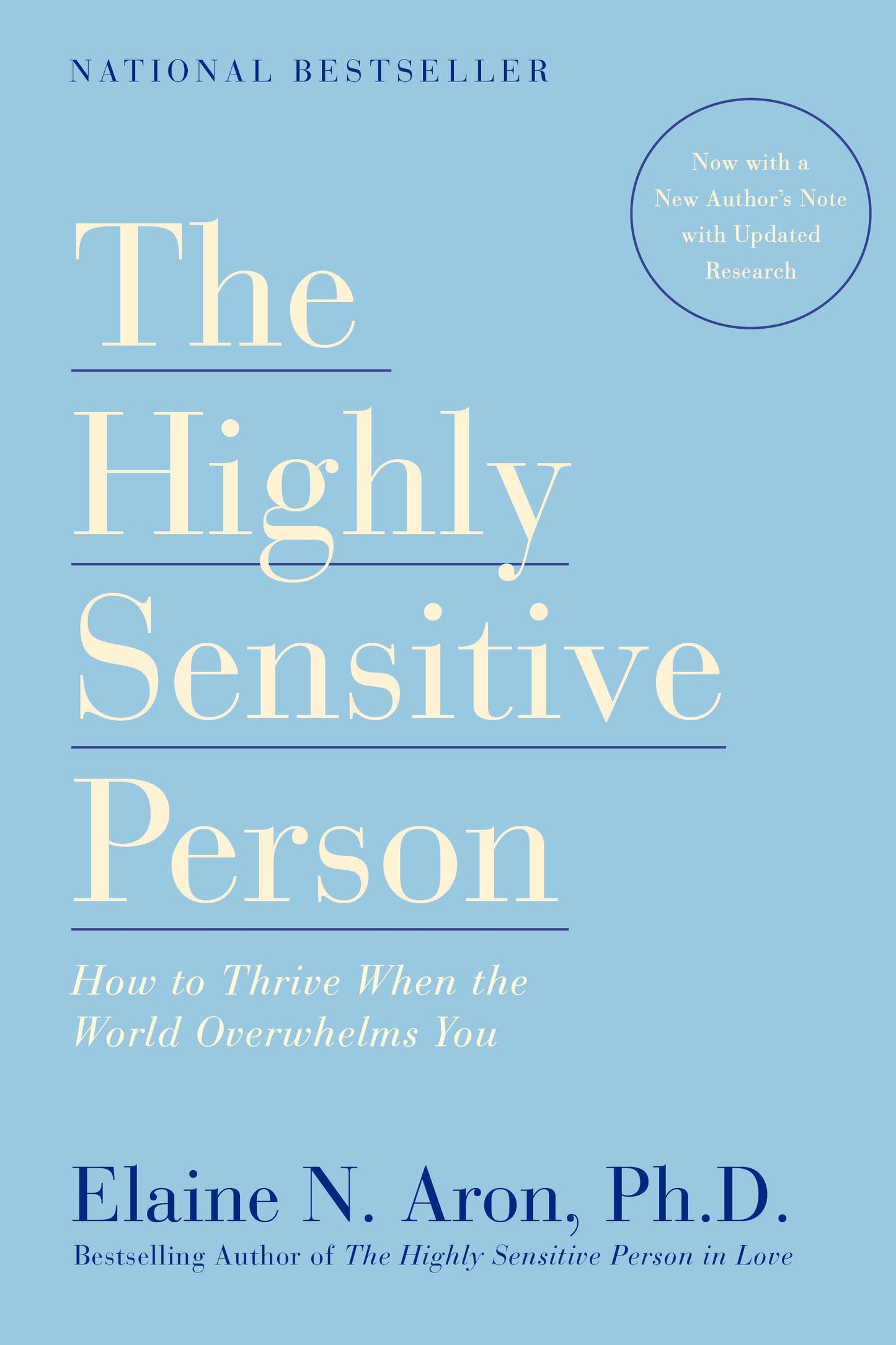 Highly Sensitive Person: How to Thrive When the World Overwhelms You book cover