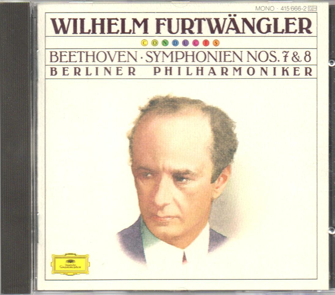 Beethoven: Symphonies 7 & 8 (BPO - Furtwangler 1953) book cover