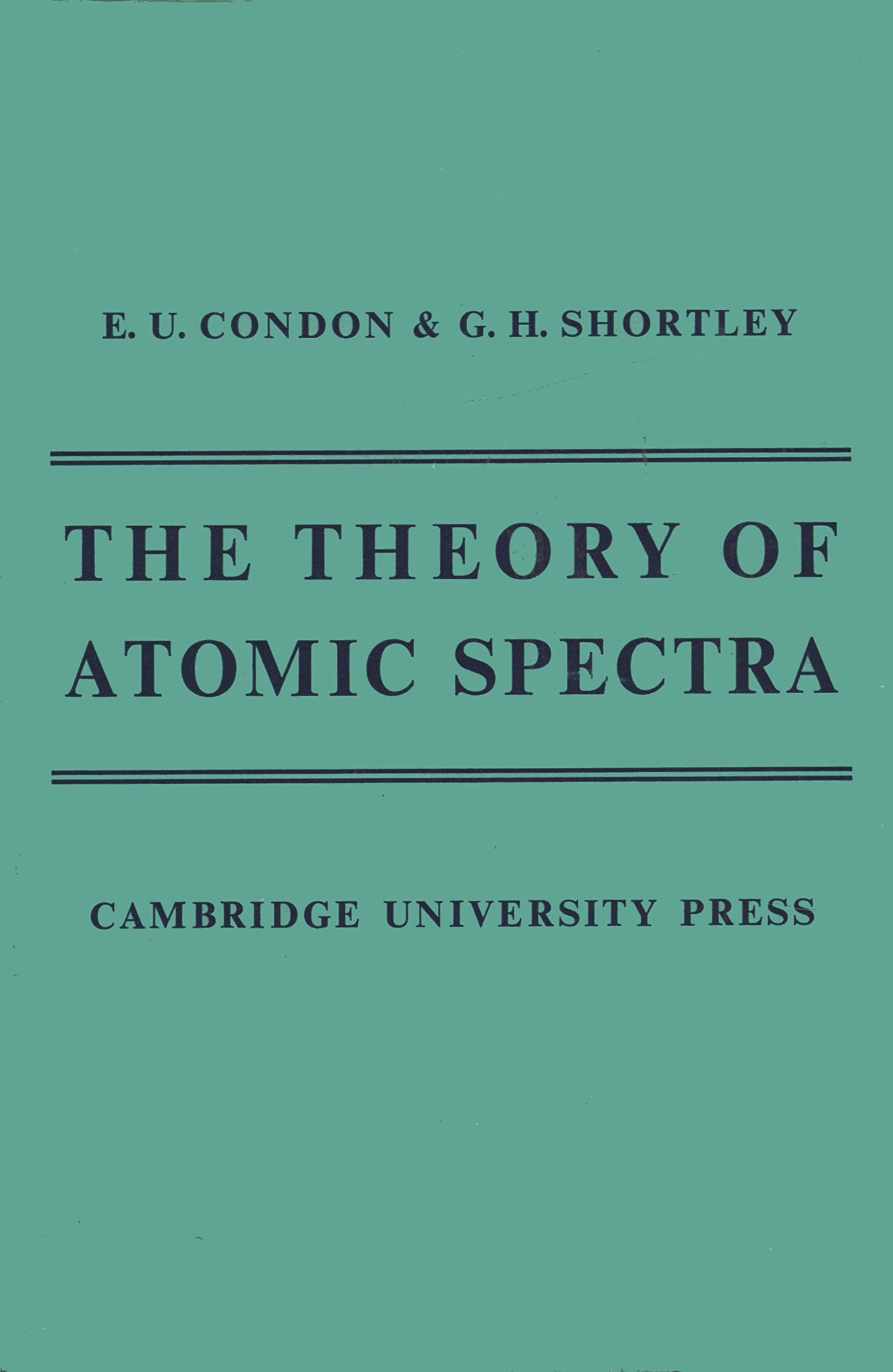 The Theory of Atomic Spectra
