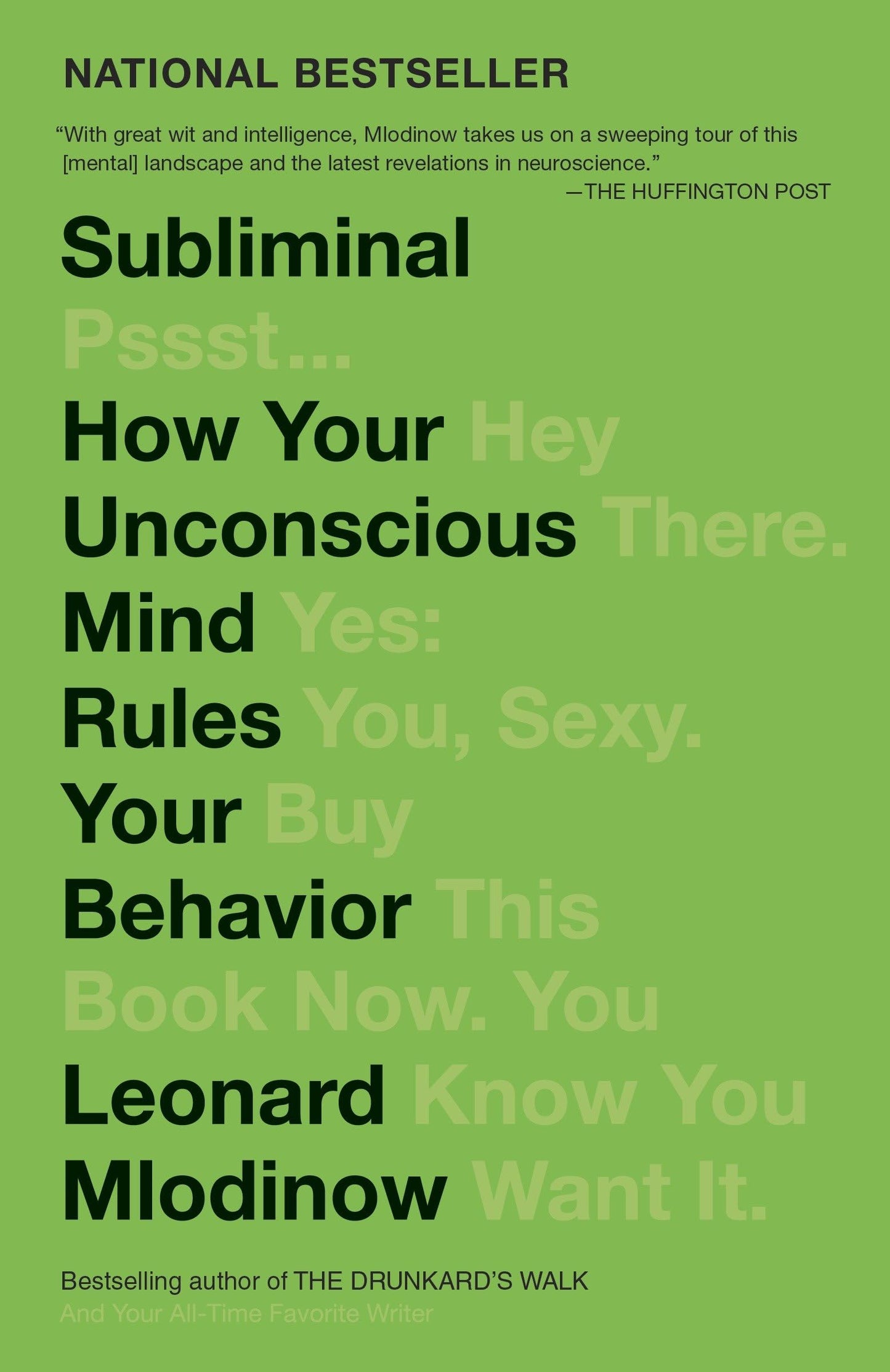 Subliminal: How Your Unconscious Mind Rules Your Behavior book cover