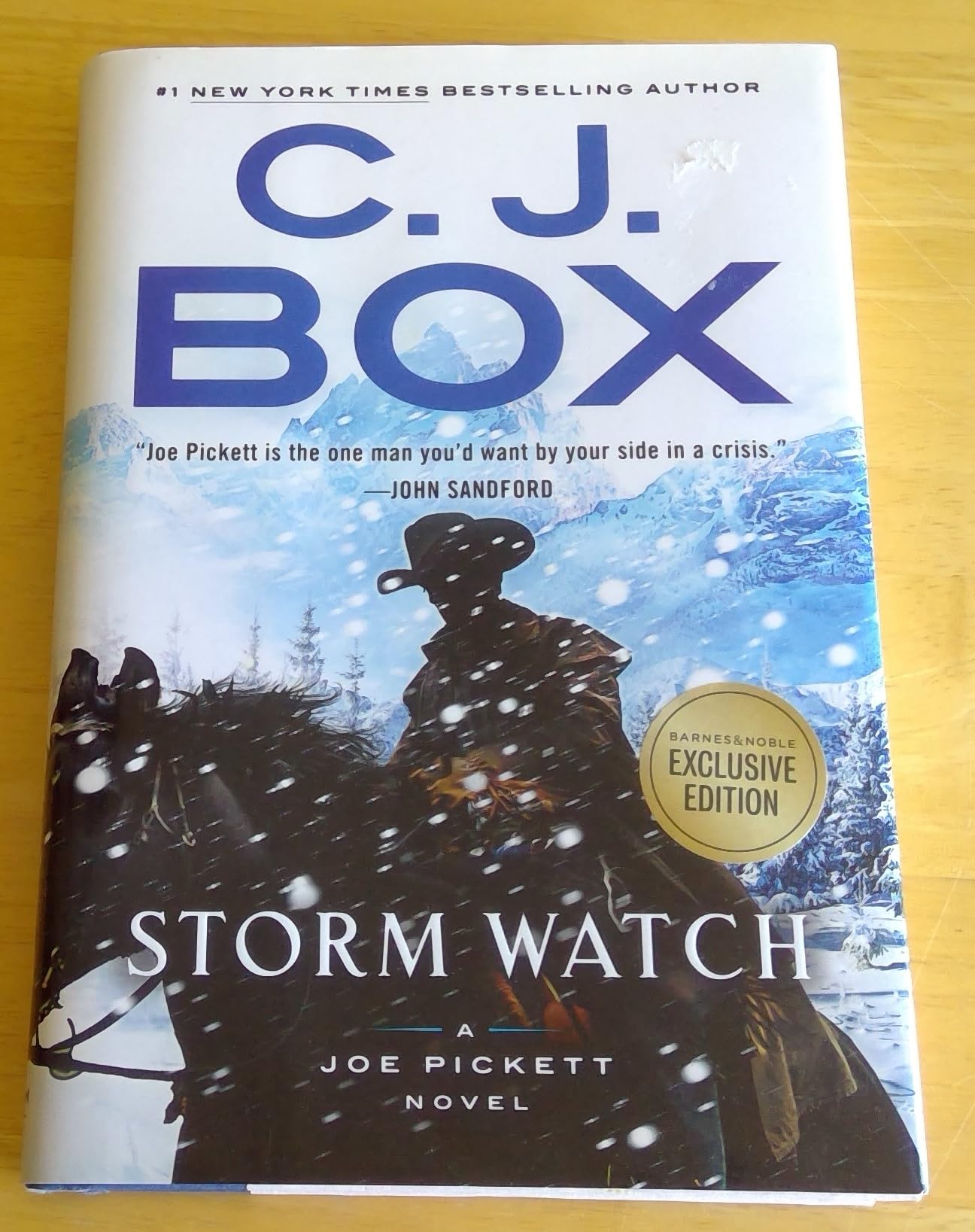 Storm Watch: A Joe Pickett Novel by C.J. Box, Barnes & Noble Exclusive Edition book cover