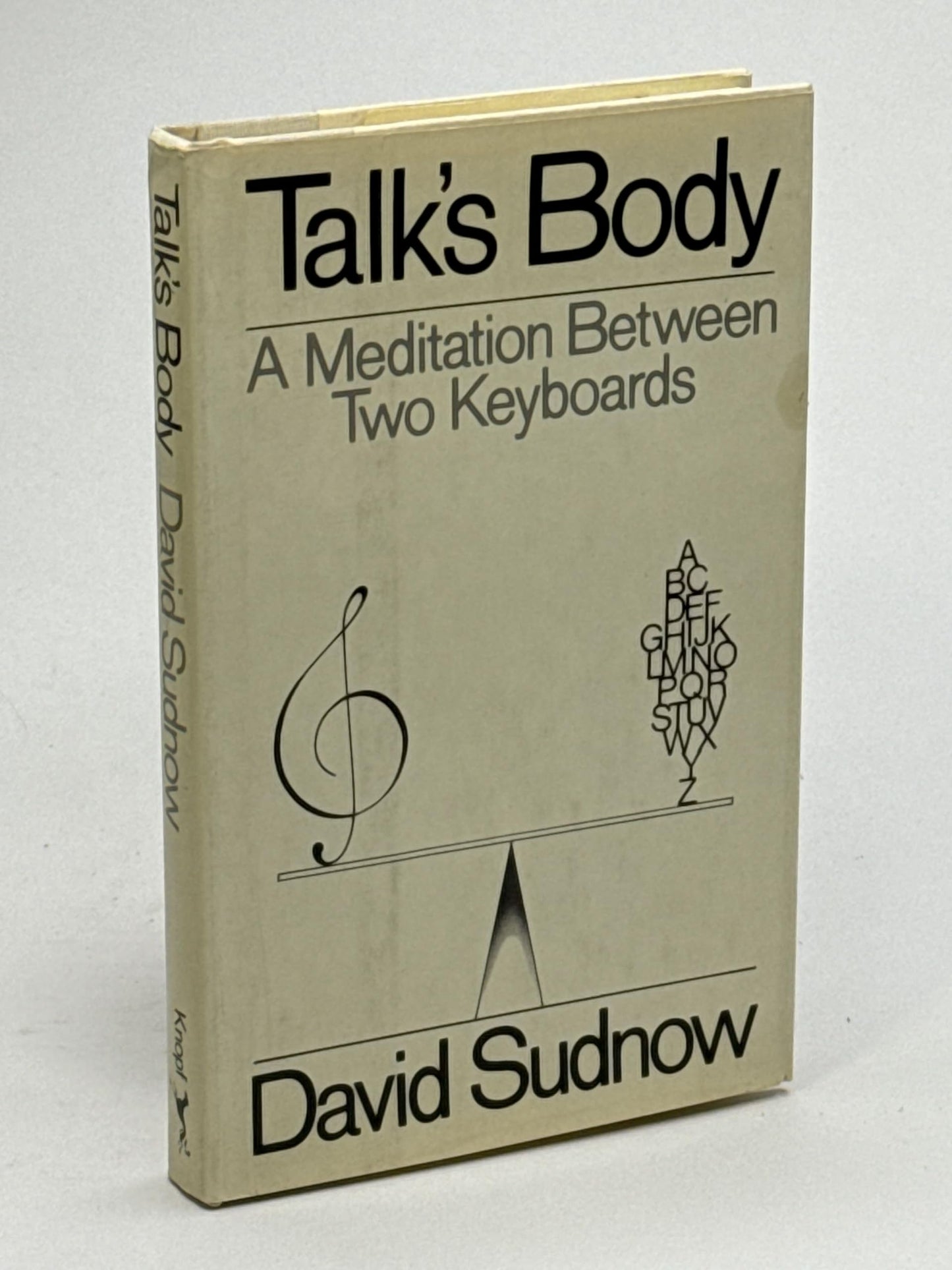 Talk's Body: A Meditation Between Two Keyboards book cover