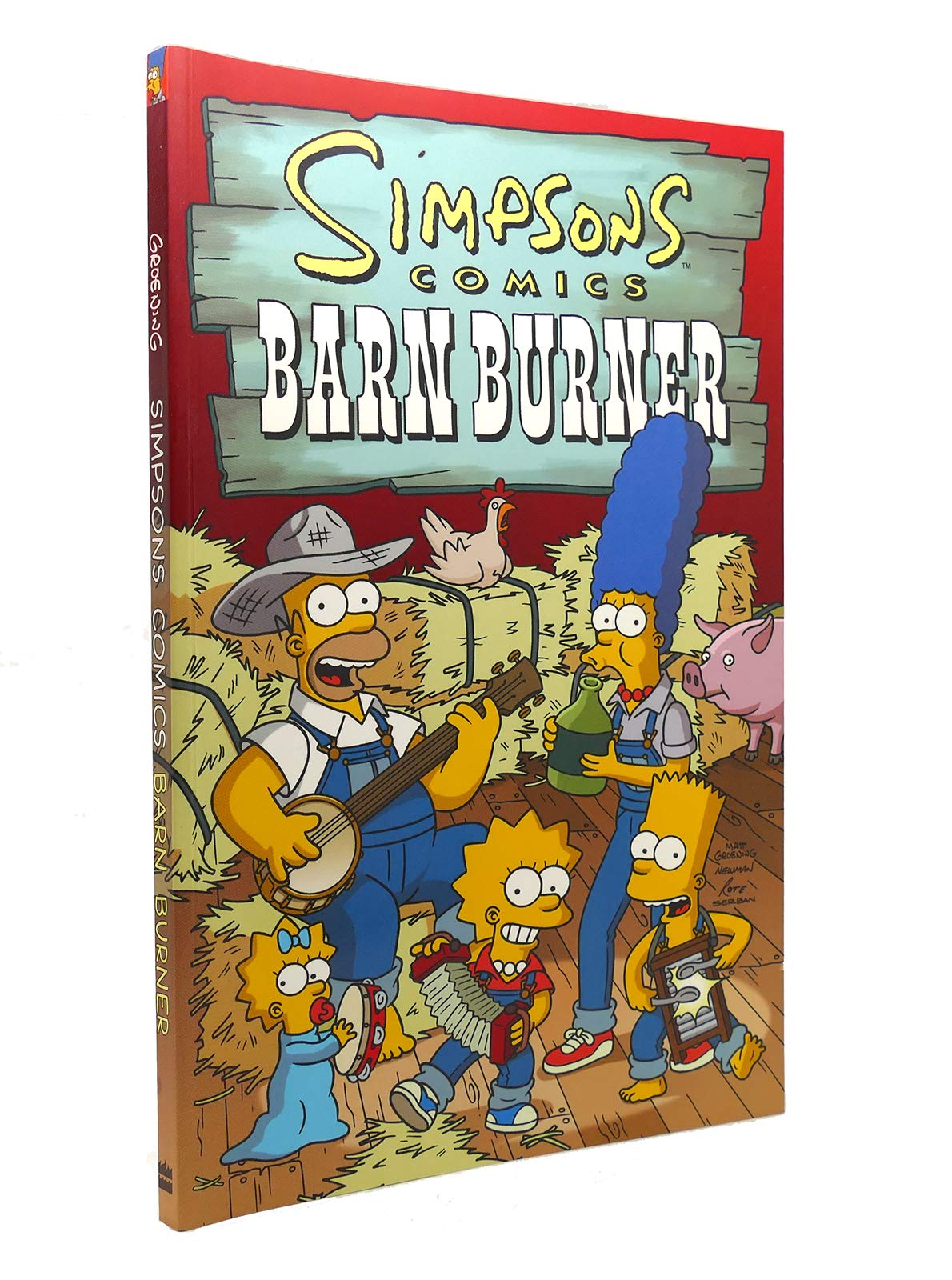 Simpsons Comics Barn Burner book cover