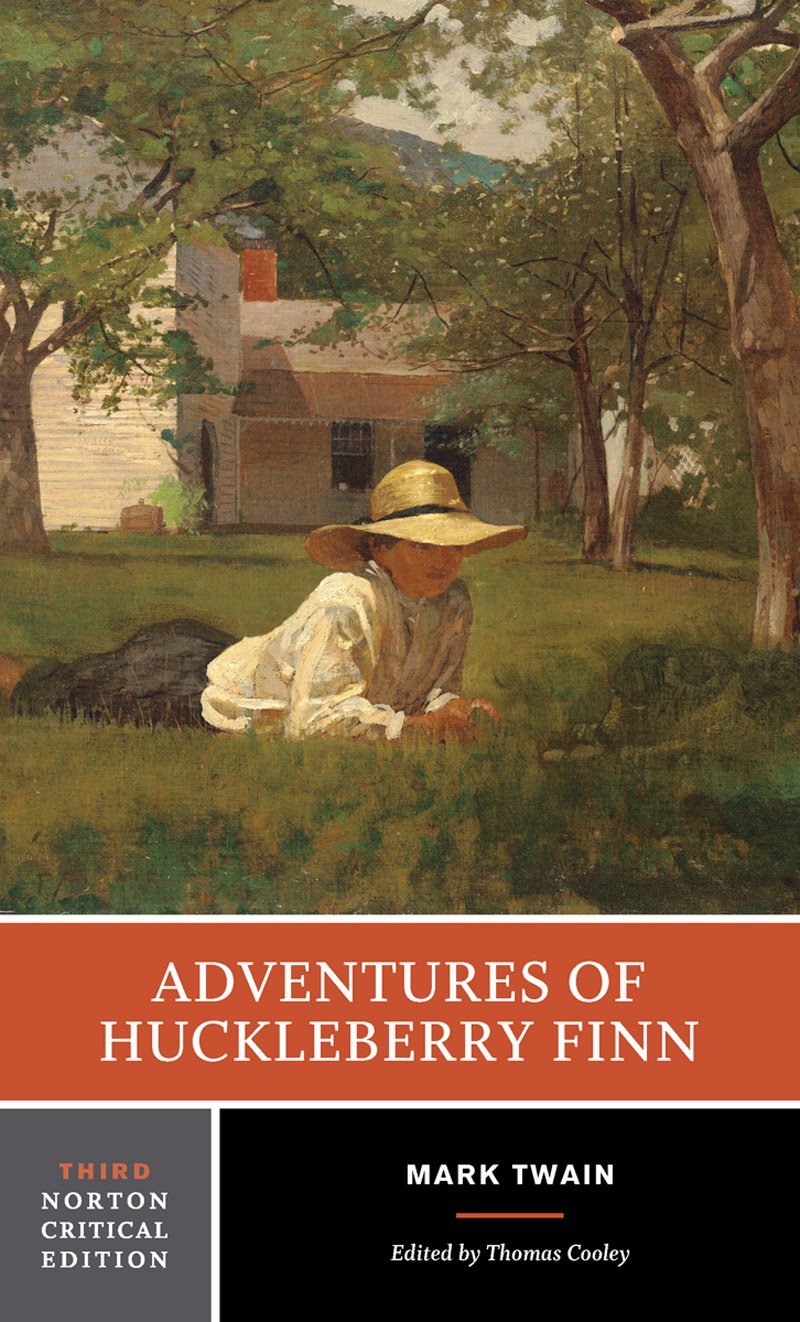 Adventures of Huckleberry Finn book cover