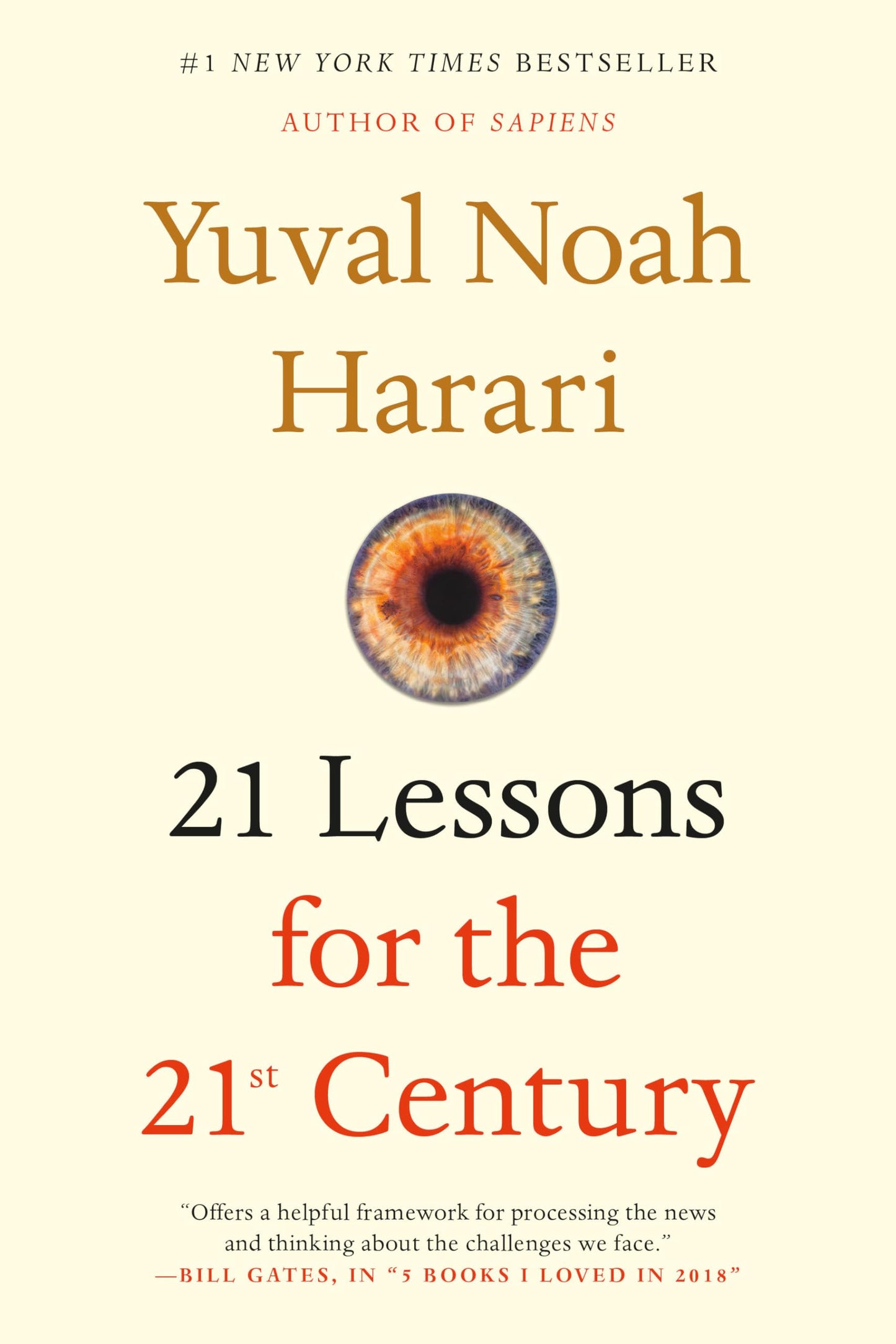 21 Lessons for the 21st Century book cover