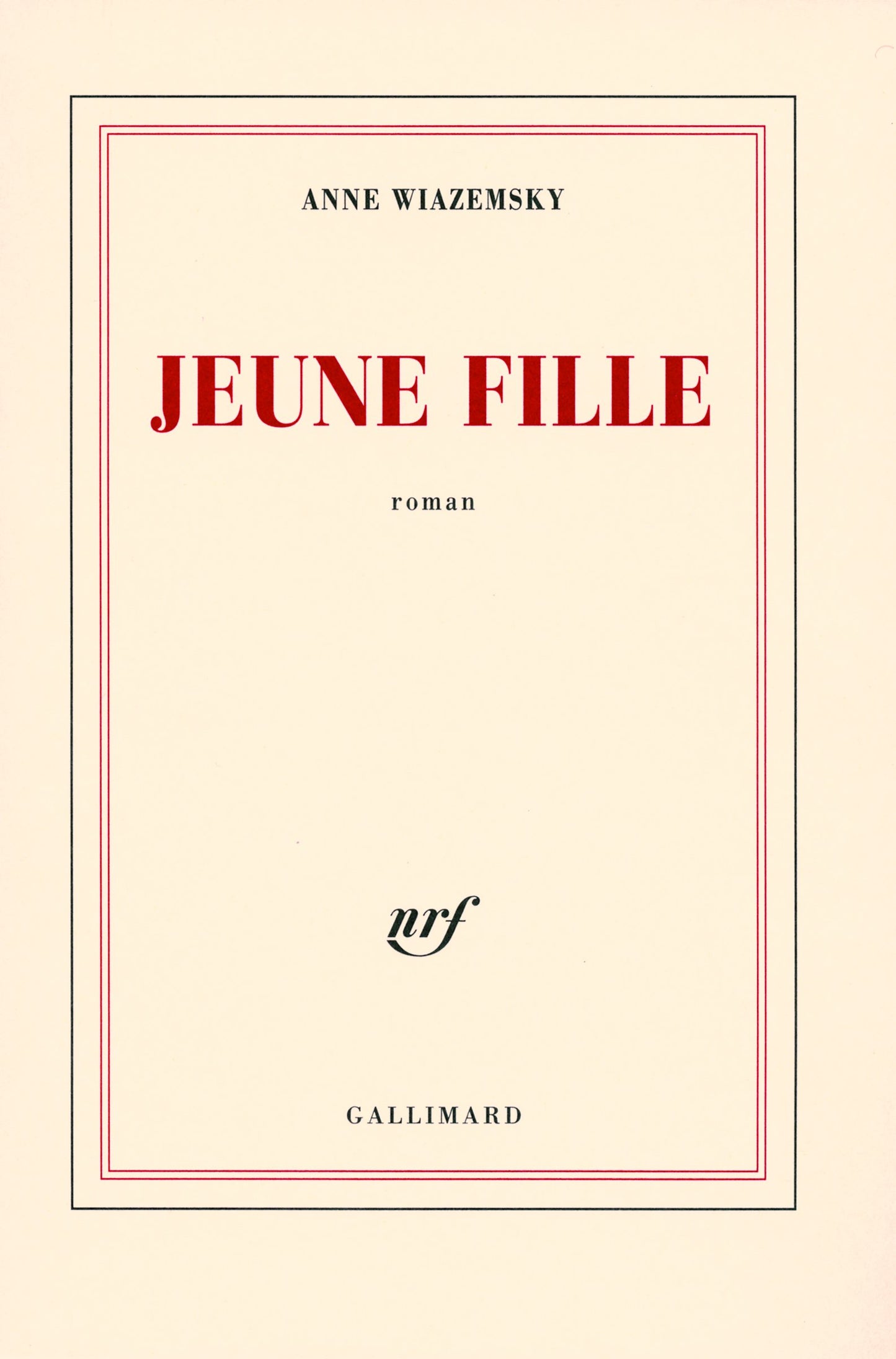 Jeune fille book cover
