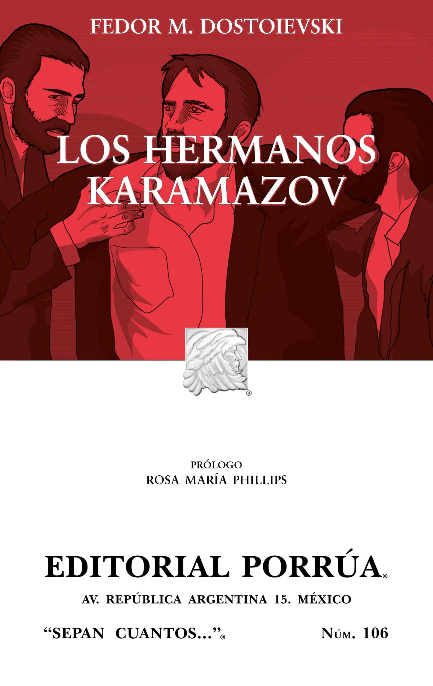 Los Hermanos Karamazov book cover
