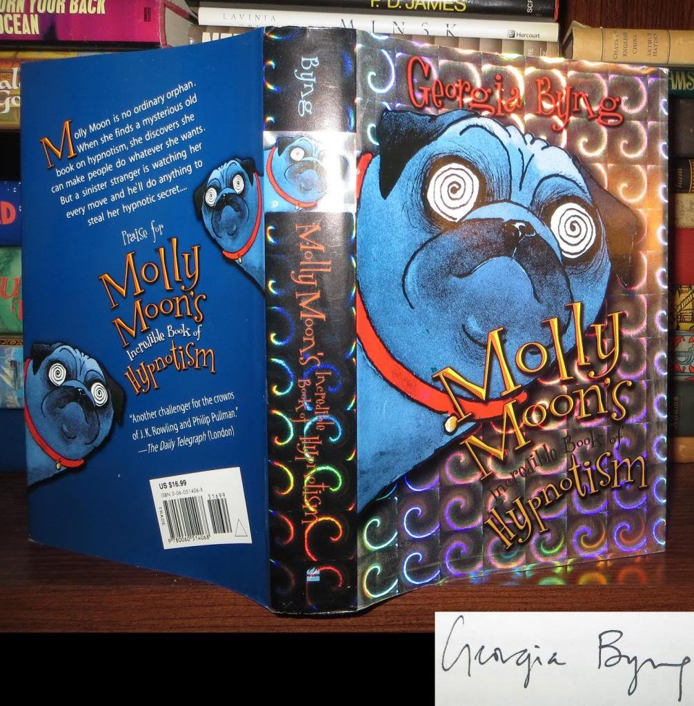 Molly Moon's Incredible Book of Hypnotism book cover