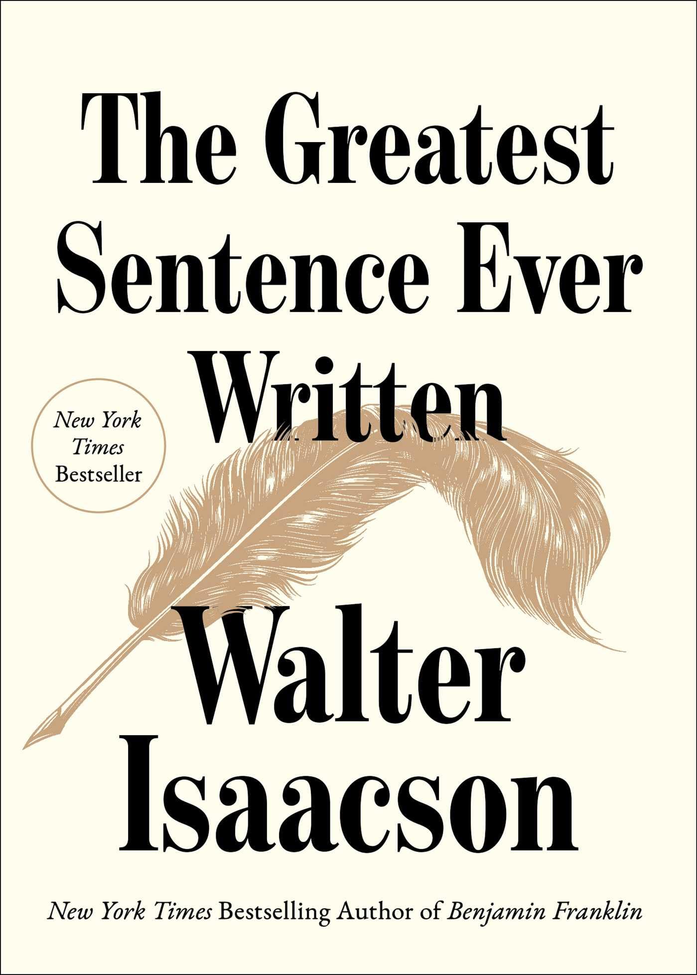 The Greatest Sentence Ever Written book cover