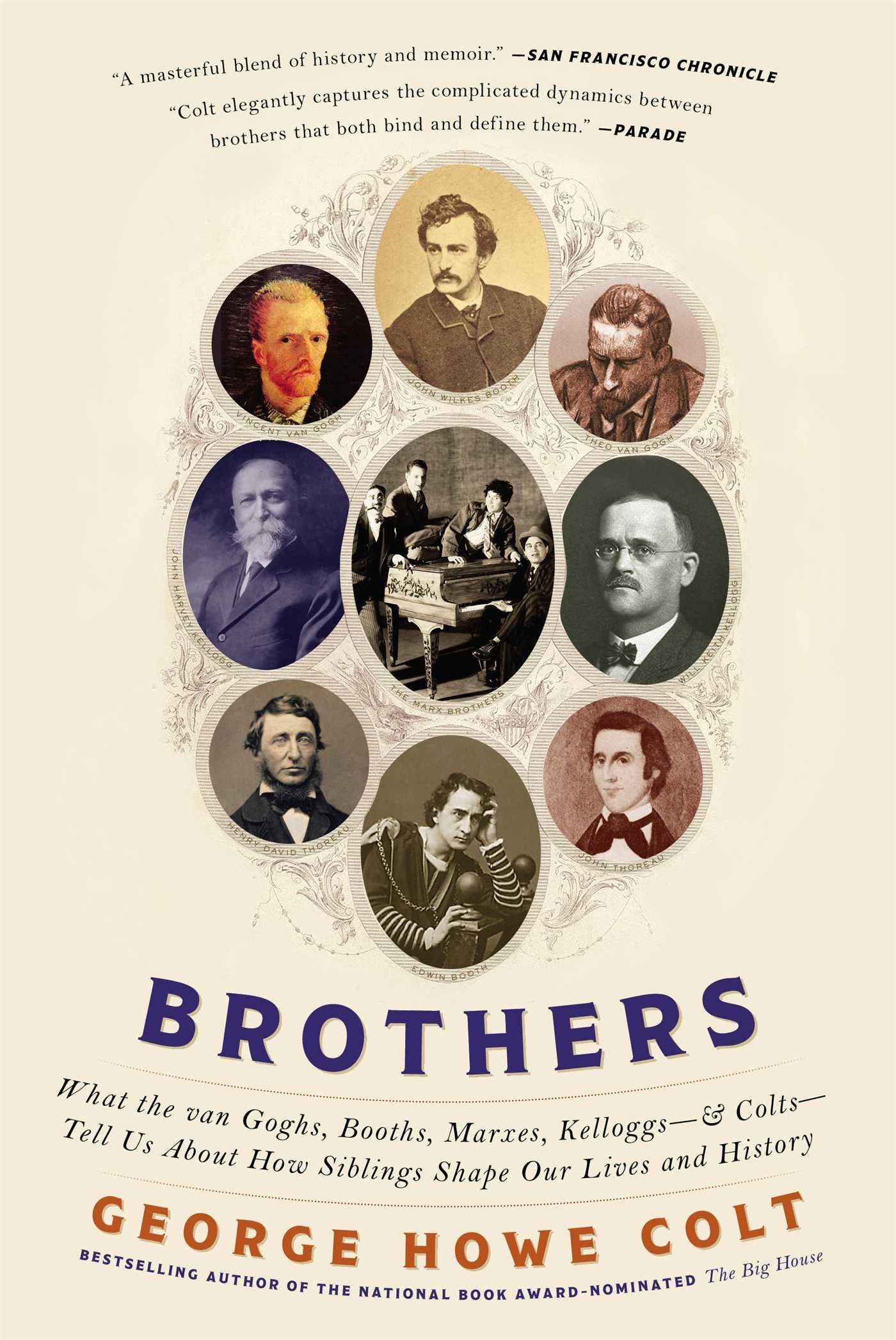 Brothers: What the Van Goghs, Booths, Marxes, Kelloggs--And Colts--Tell Us about How Siblings Shape Our Lives and History book cover