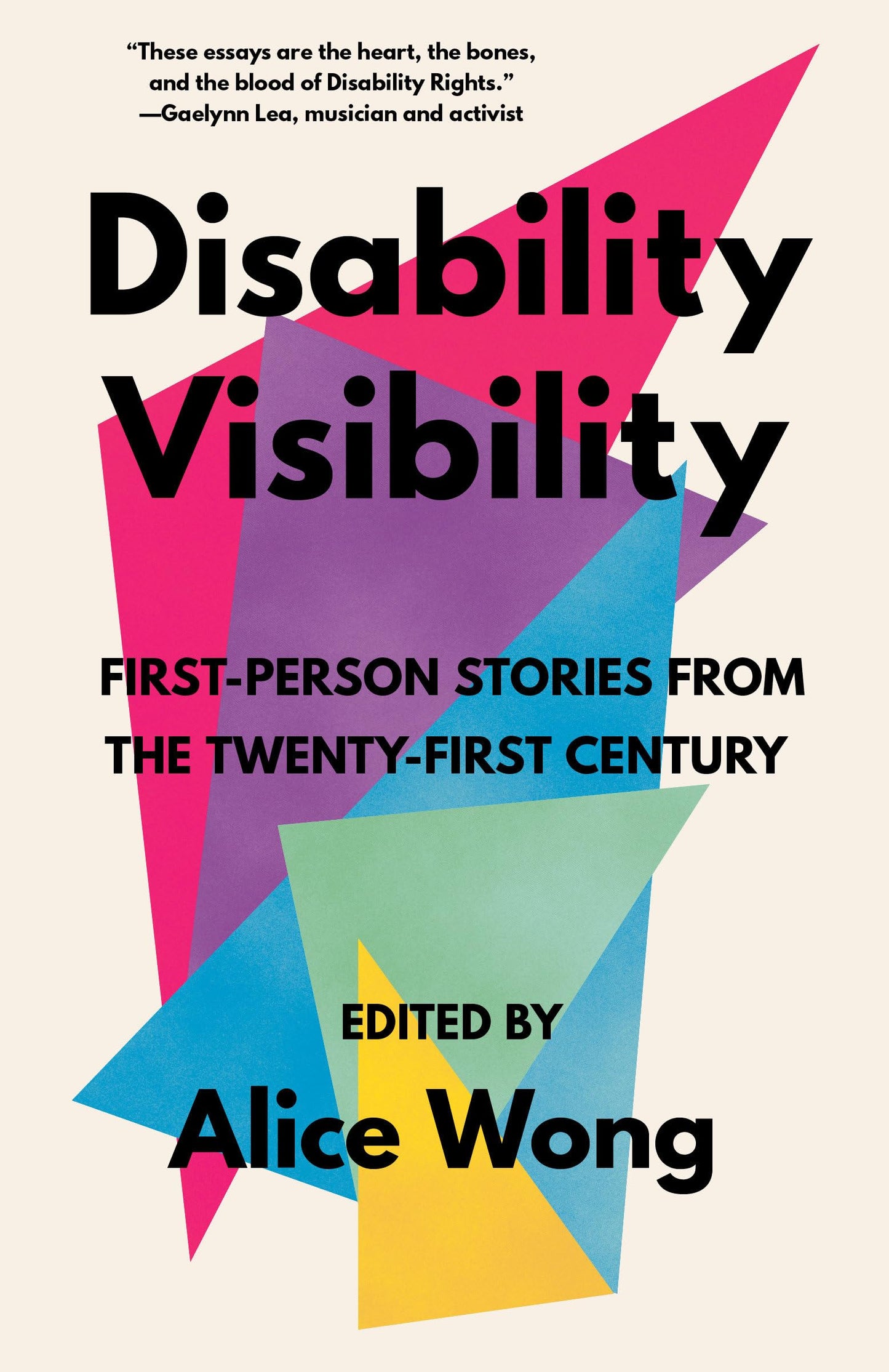Disability Visibility book cover