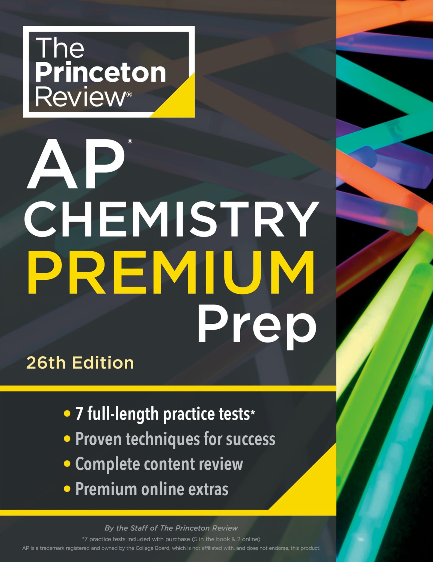 Princeton Review AP Chemistry Premium Prep, 26th Edition: 7 Practice Tests + Digital Practice Online + Content Review book cover