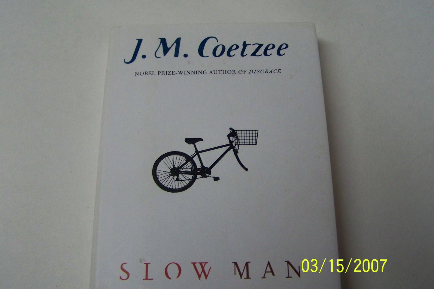 Slow Man book cover