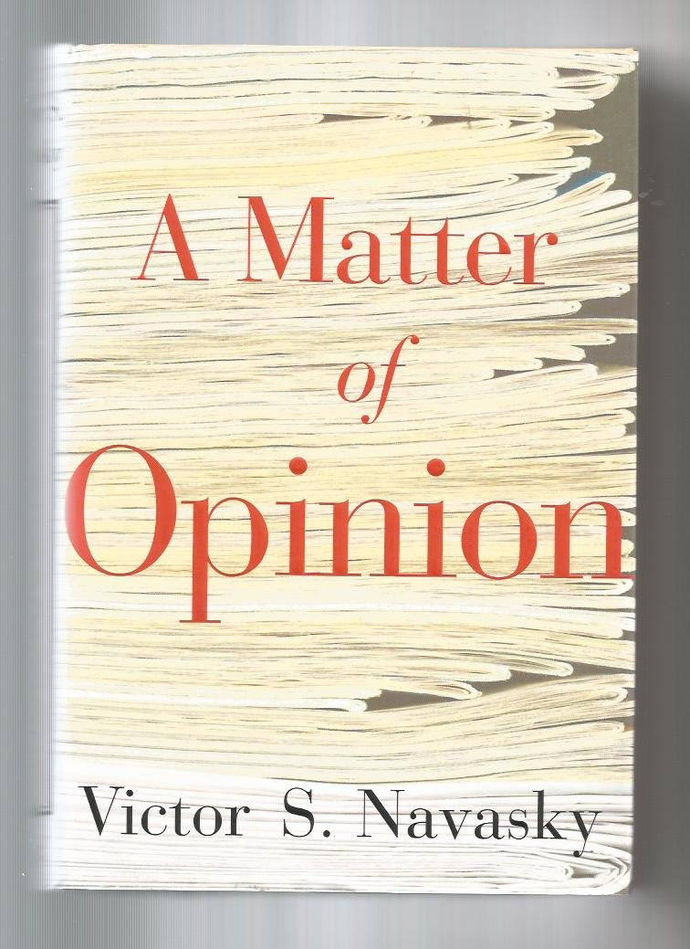 Matter of Opinion book cover