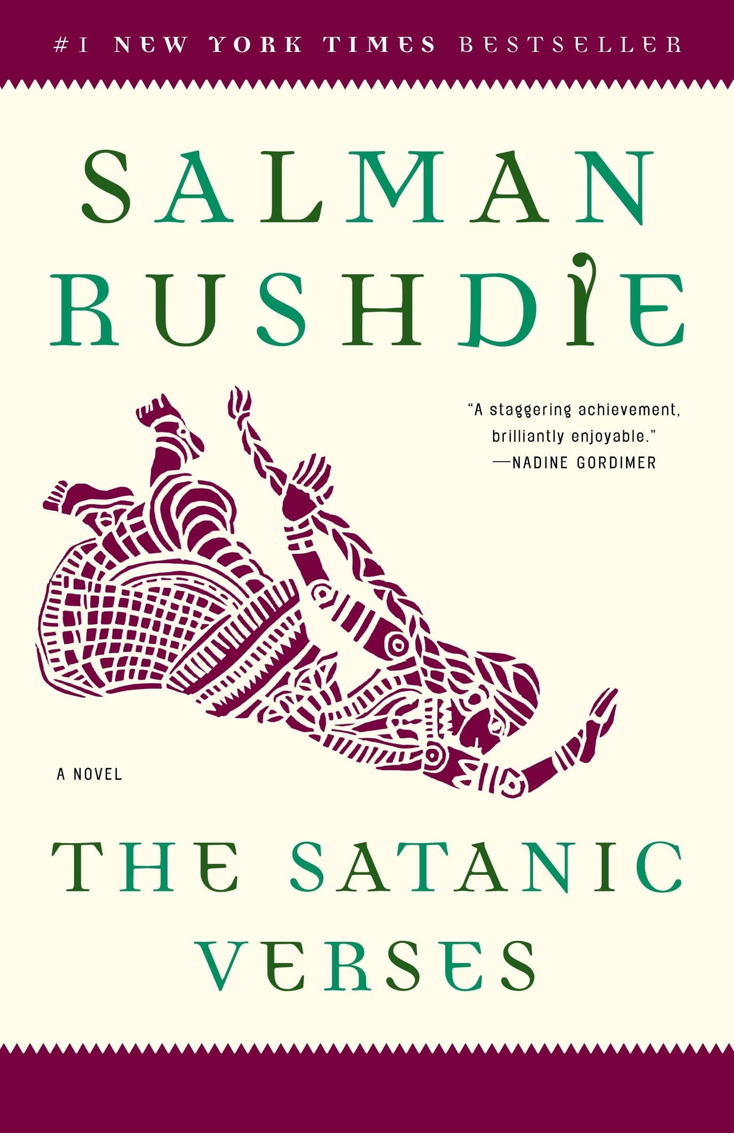 The Satanic Verses book cover