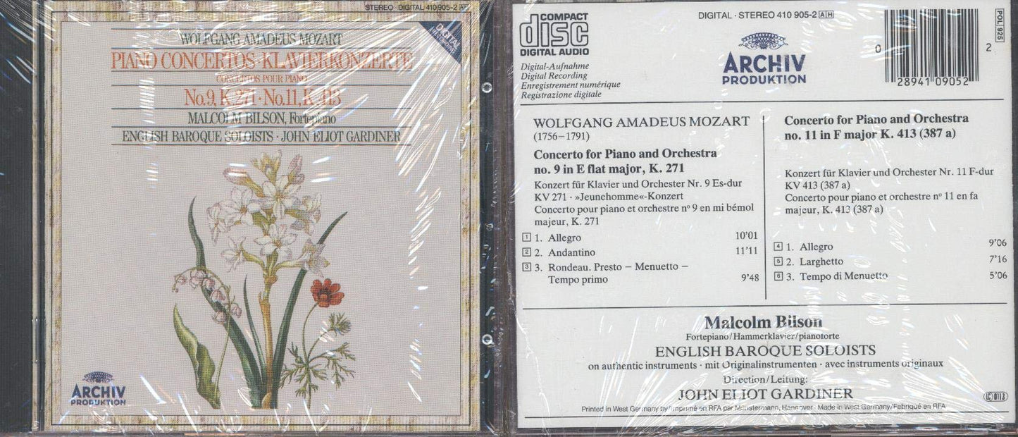 Mozart: Piano Concertos / Klavierkonzerte No. 9, K. 271-No. 11, K. 413 book cover
