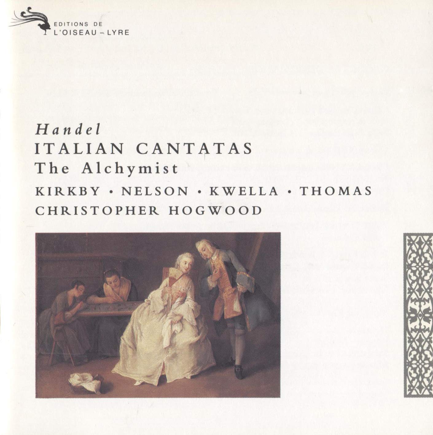 Handel: Italian Cantatas The Alchymist book cover