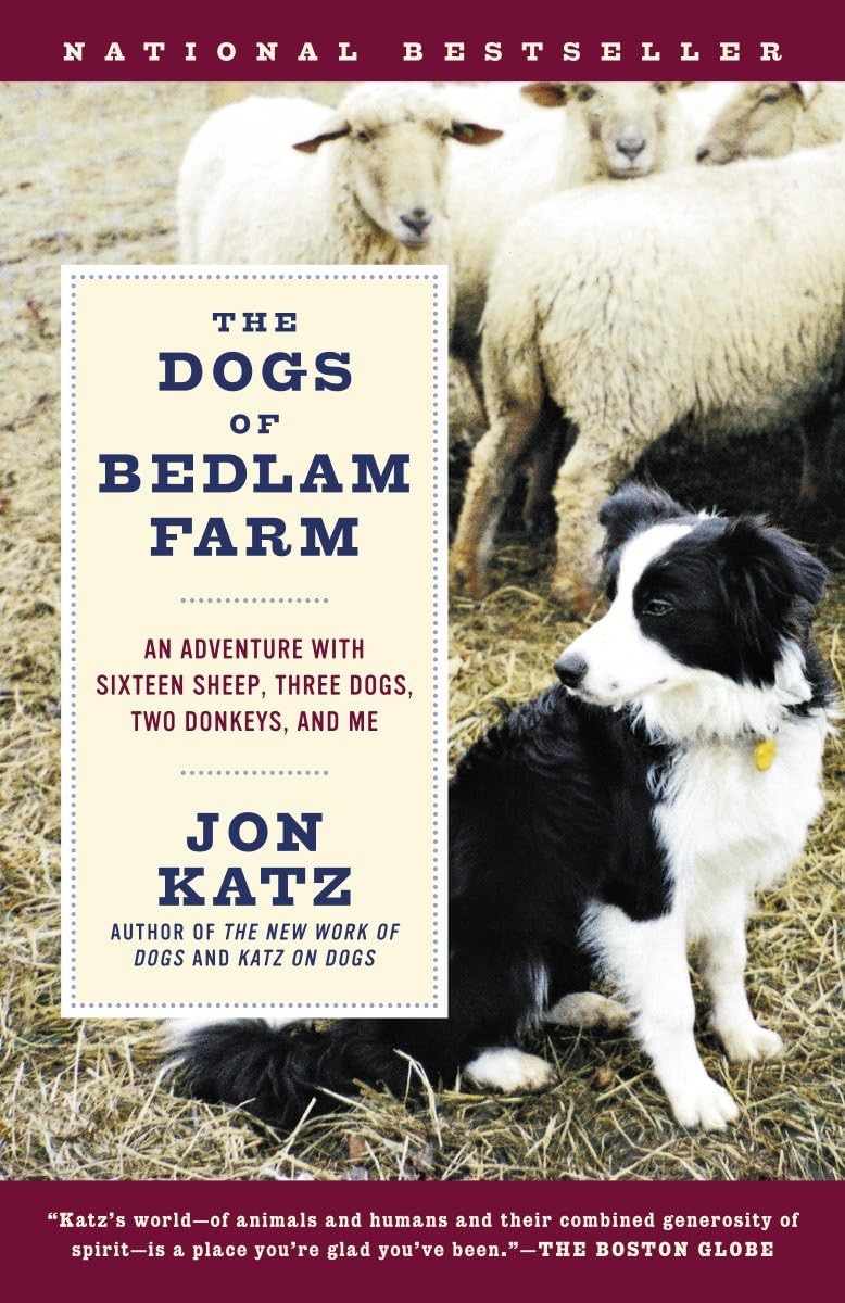 Dogs of Bedlam Farm: An Adventure with Sixteen Sheep, Three Dogs, Two Donkeys, and Me