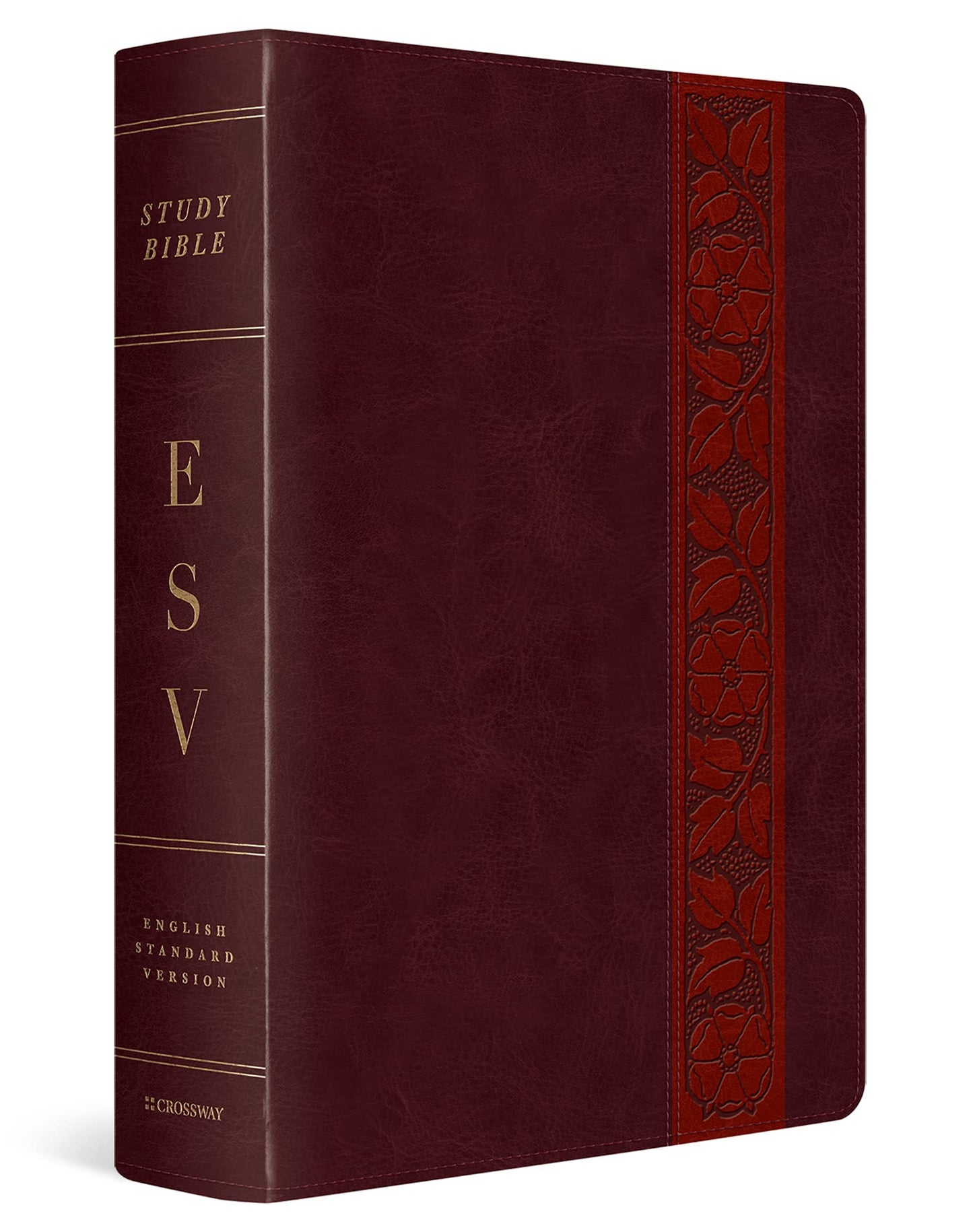 Study Bible-ESV-Large Print Trellis Design book cover